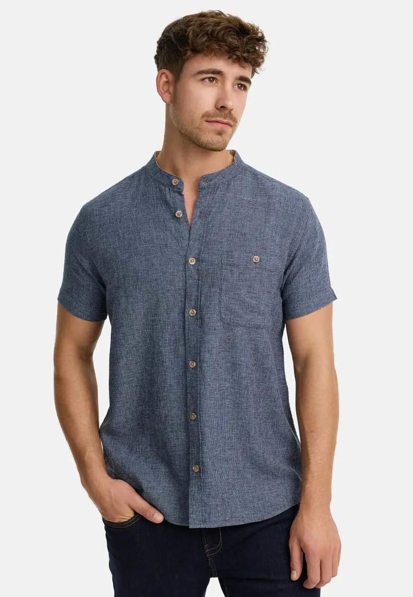 KURZARM HELMER - Hemd - navy