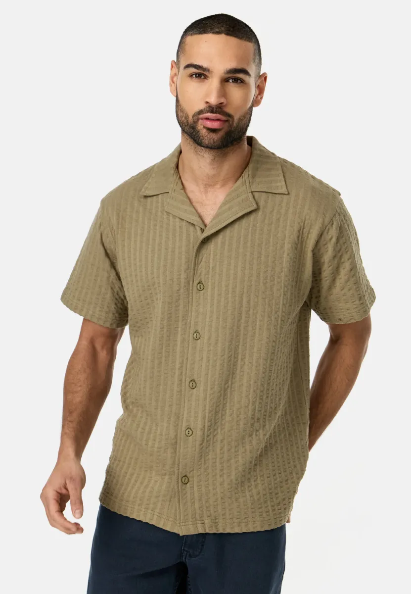 KURZARM - Hemd - covert green