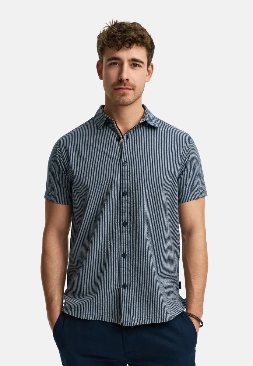 KURZARM  - Hemd - dark navy