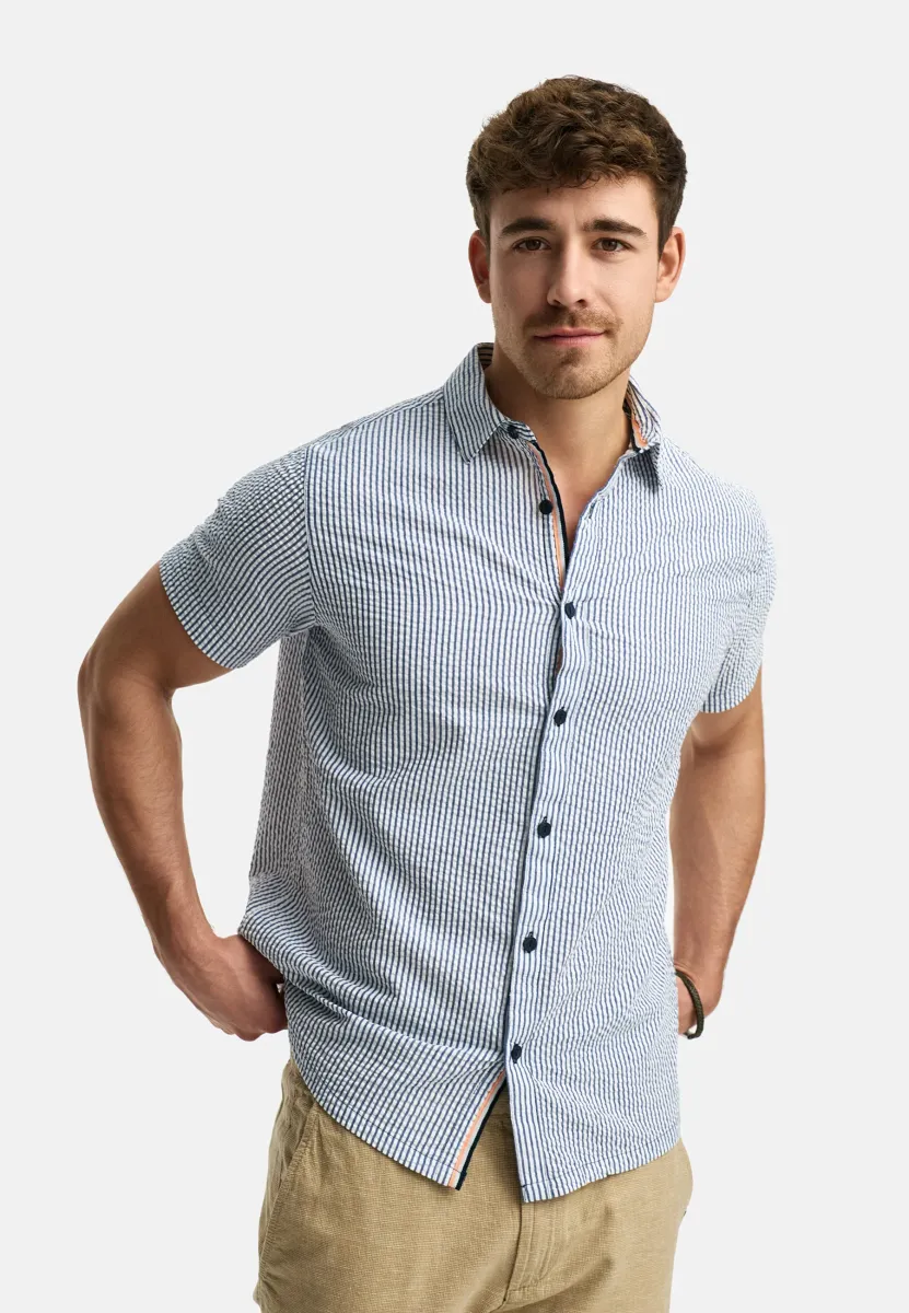 KURZARM  - Hemd - navy