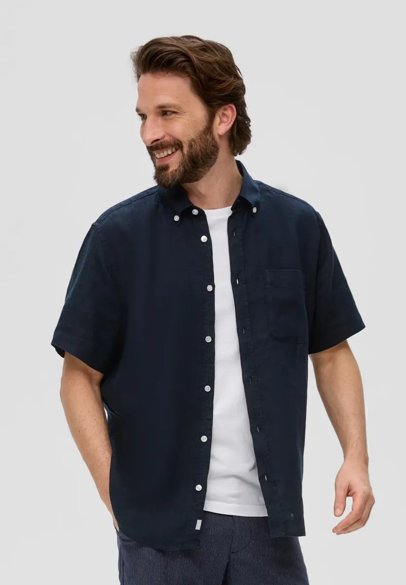 KURZARM - Hemd - navy