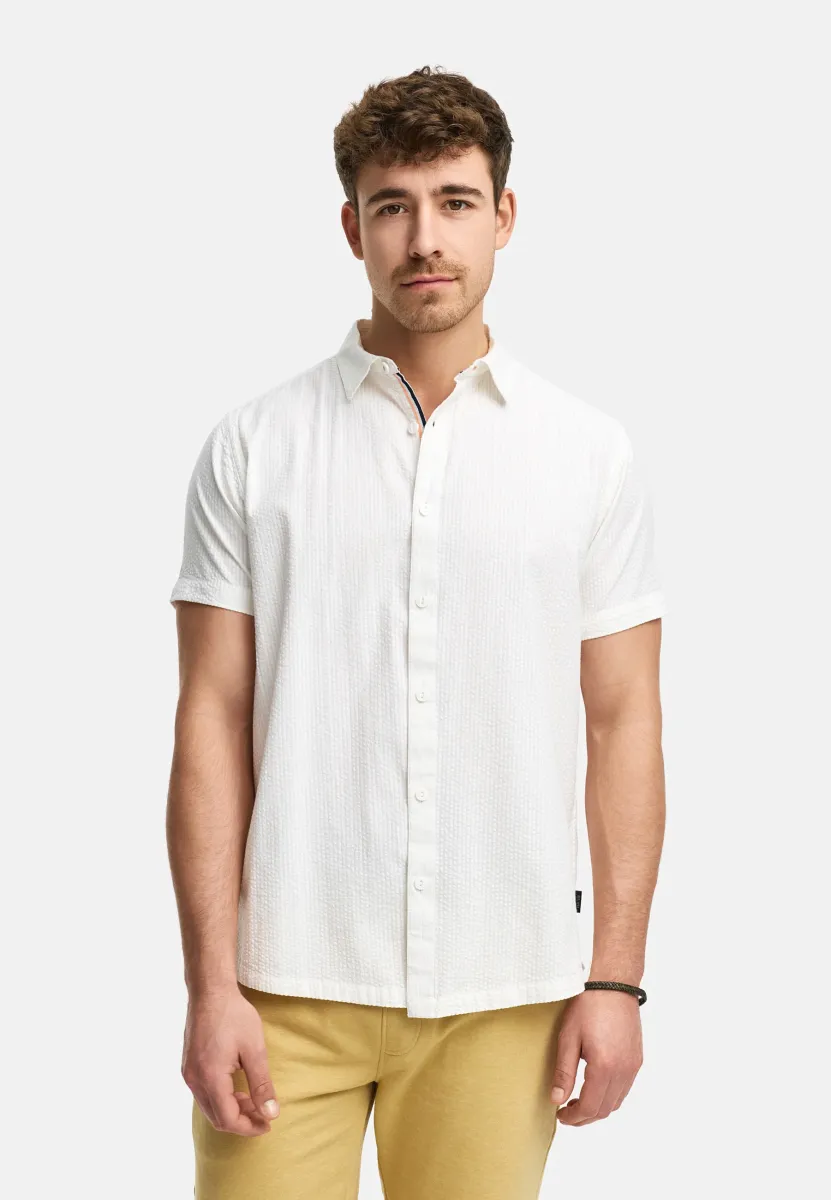 KURZARM  - Hemd - offwhite