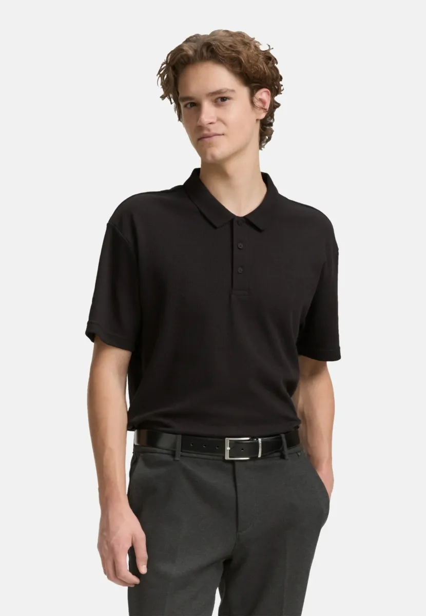 KURZARM - Poloshirt - schwarz