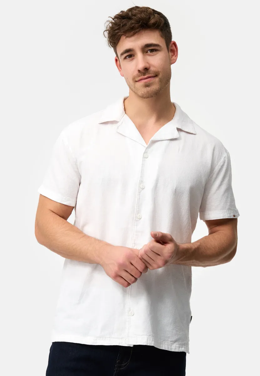KURZARM RYCROFT - Hemd - offwhite