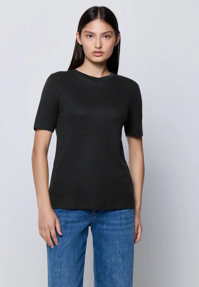 KURZARM - T-Shirt basic - schwarz