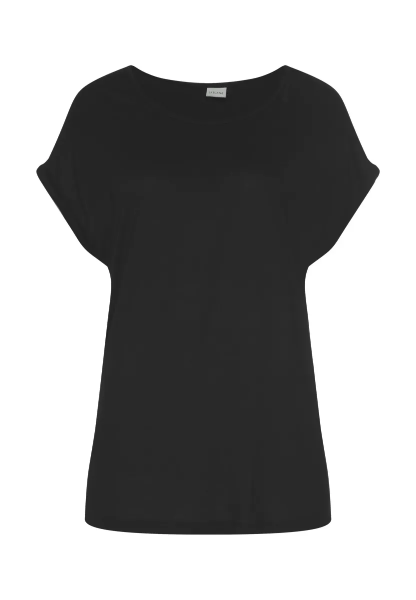 KURZARM - T-Shirt basic - schwarz