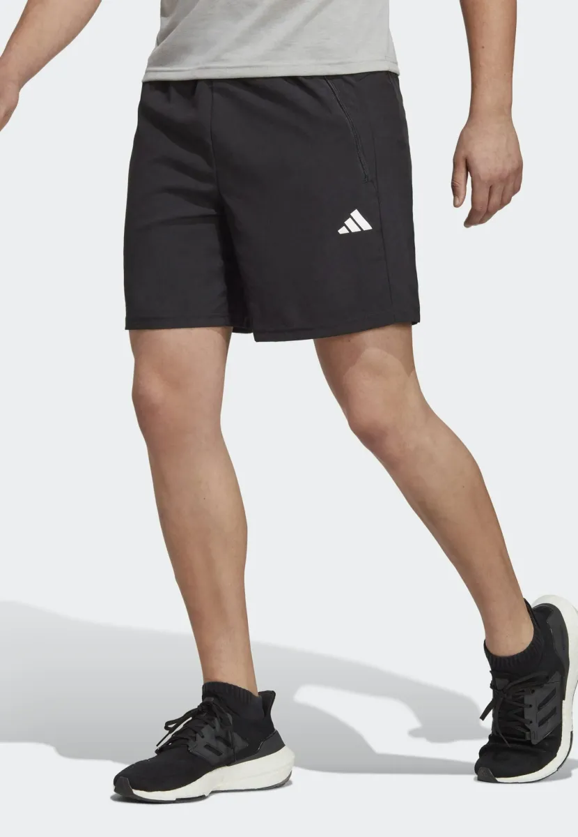 Kurze Sporthose - black   white