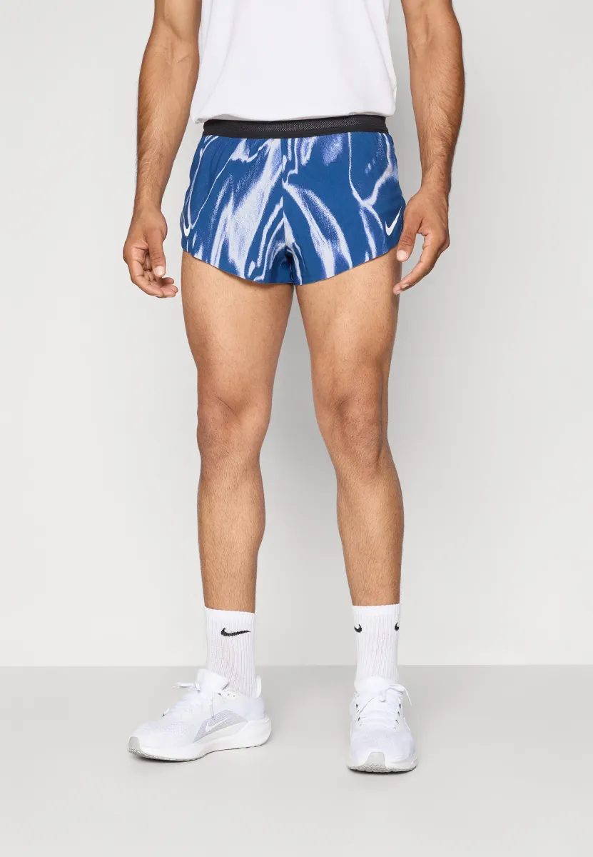 Kurze Sporthose - blue void/white