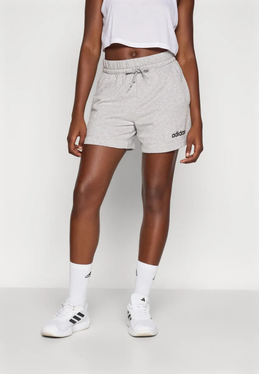Kurze Sporthose - medium grey heather/black