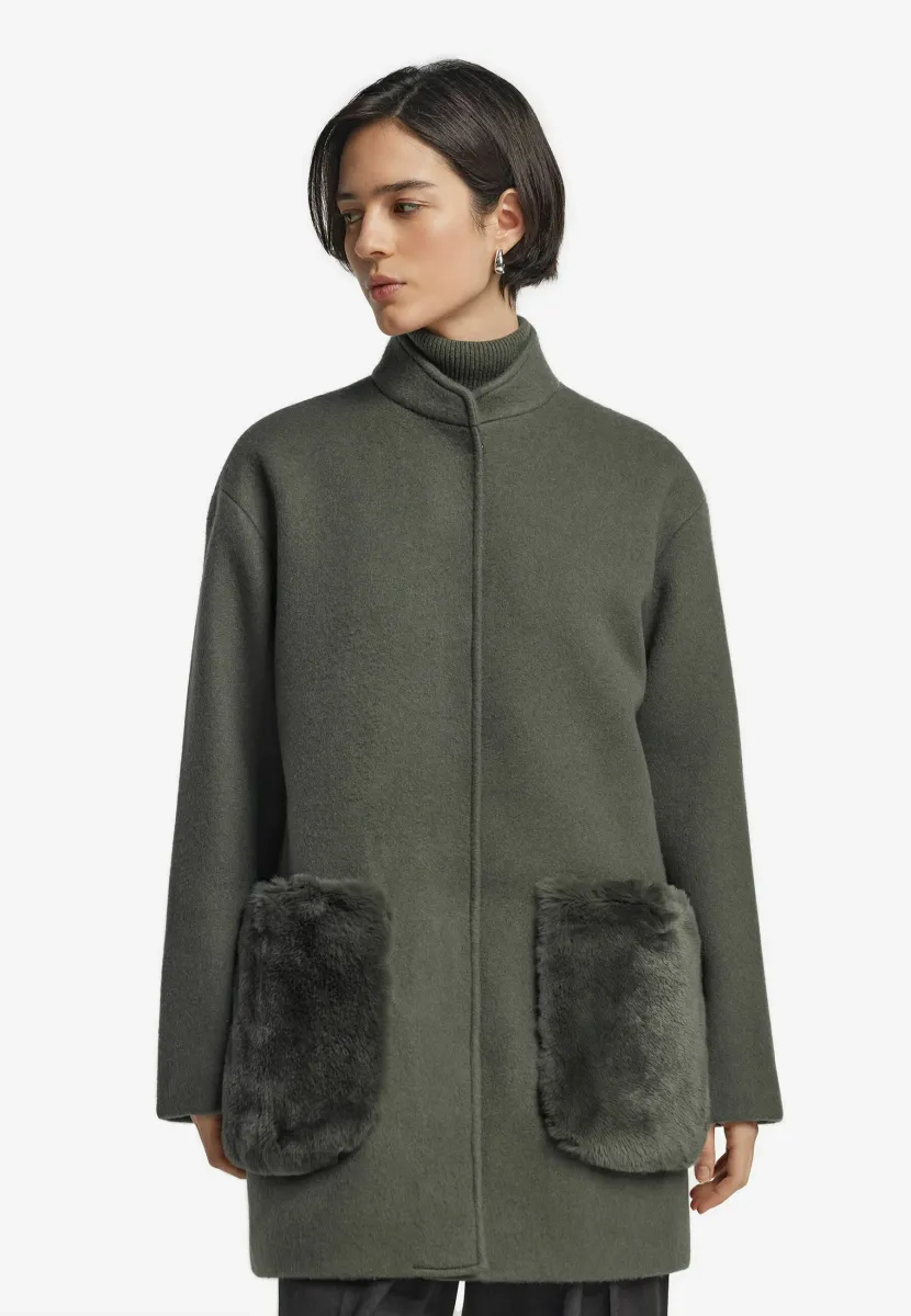 Kurzmantel - dark green