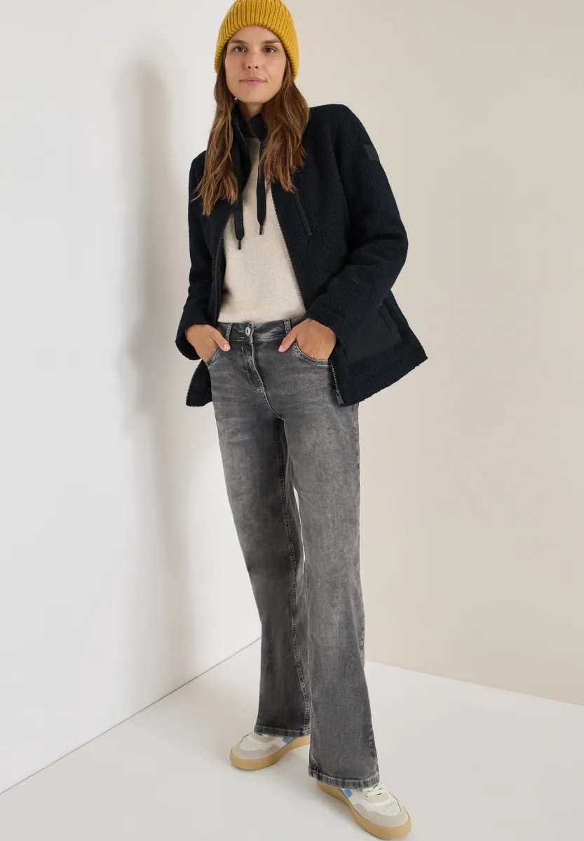 KUSCHELIGE MIT DETAILS - Übergangsjacke - blau