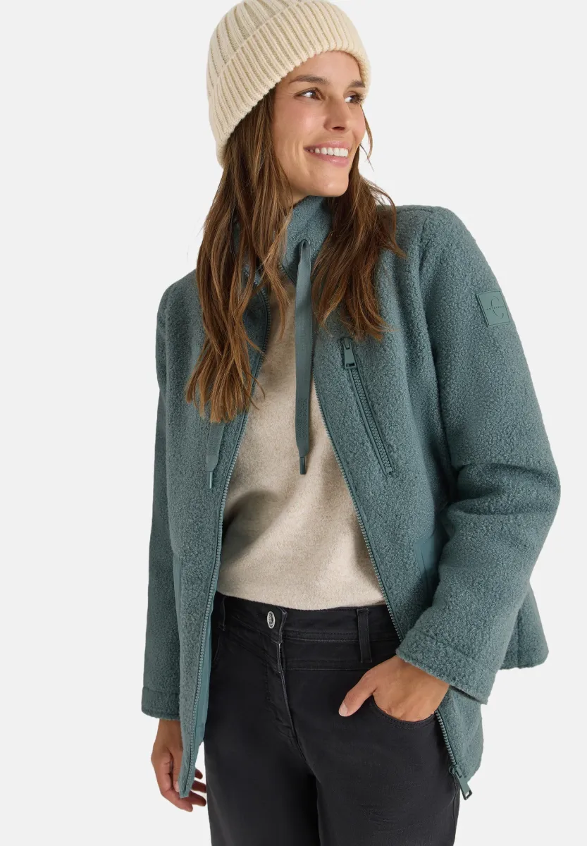 KUSCHELIGE MIT DETAILS - Übergangsjacke - grün