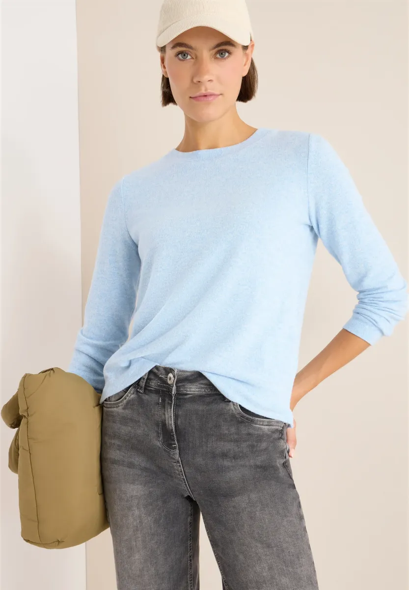 KUSCHELIGES - Strickpullover - blau