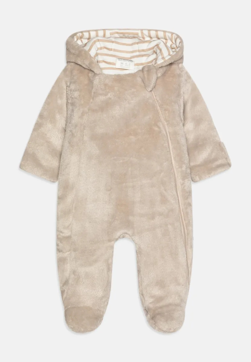 KUSCHELOVERALL MIT KLAPPHÄNDEN UNISEX - Jumpsuit - silver gray