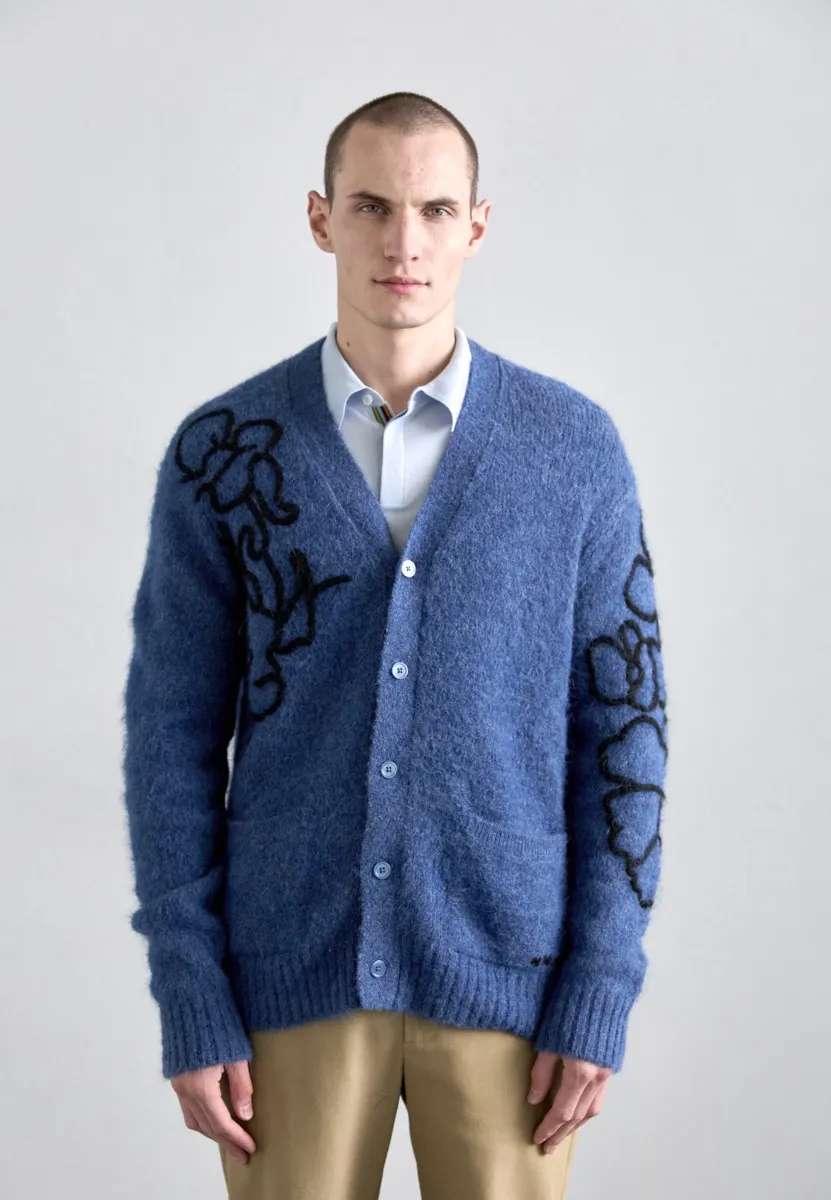 KYLE CARDIGAN  - Strickjacke - blue