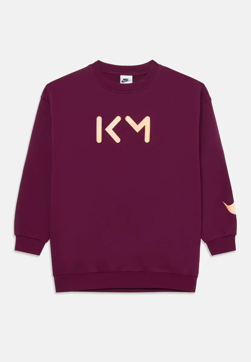 KYLIAN MBAPPE CLUB CREW UNISEX - Sweatshirt - bordeaux/orange pulse