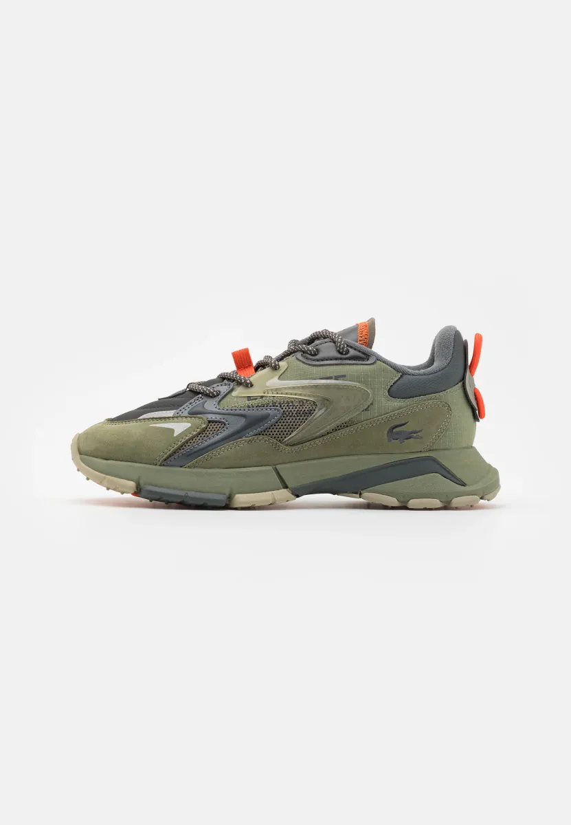 L003 NEO TECH 224 - Sneaker low - kaki/orange