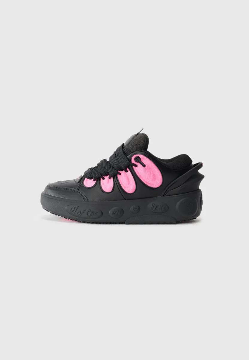 LA FRANCÉ UNTOUCHABLE UNISEX - Basketballschuh - black/glowing pink