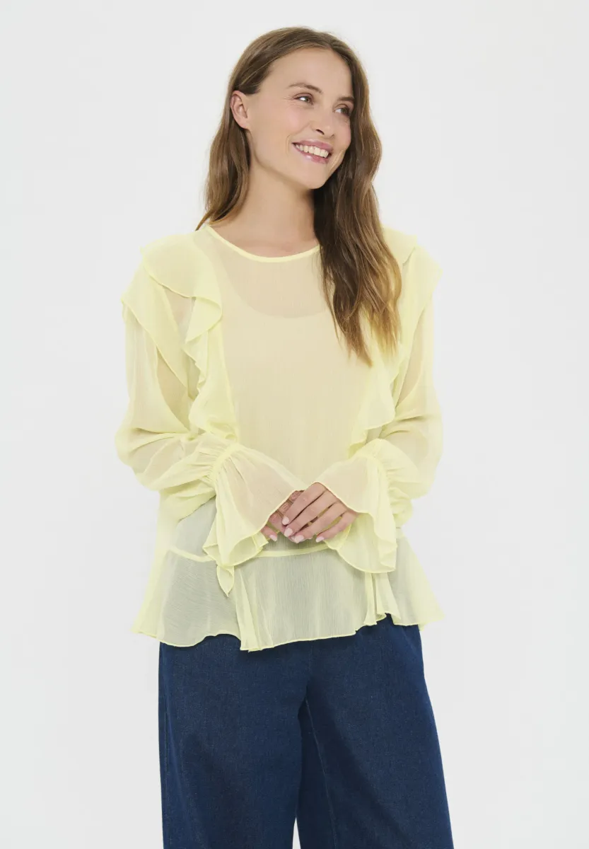 LABELLE - Bluse - elfin yellow