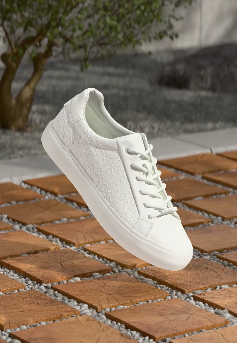 LACE UP MONO - Sneaker low - triple bright white