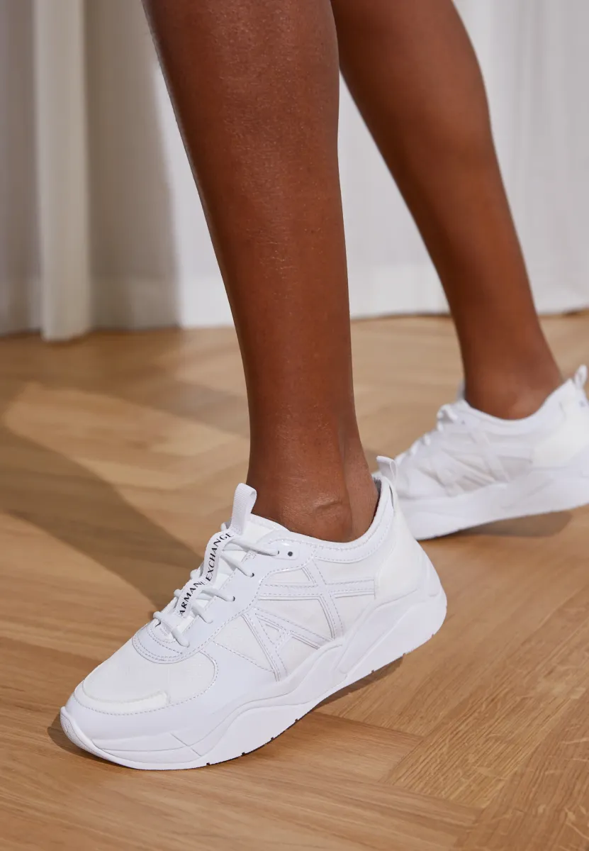 LACE UP - Sneaker low - white