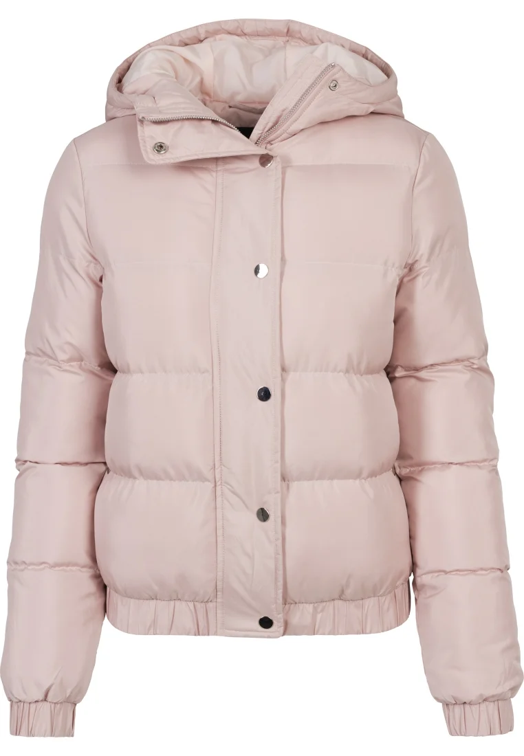 LADIES HOODED PUFFER JACKET - Winterjacke - lightrose