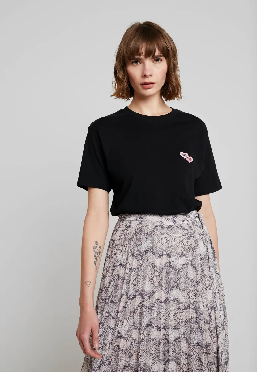 LADIES TEE - T-Shirt print - black