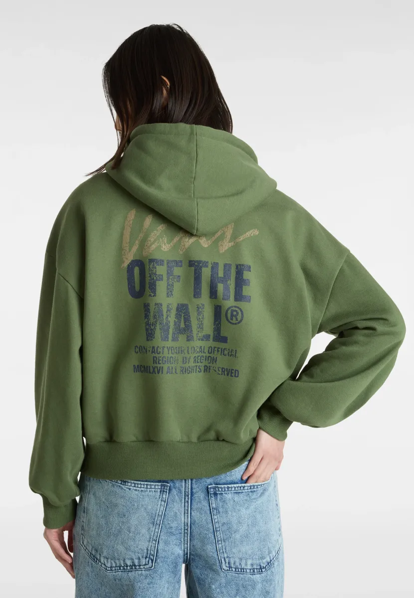 LADYWALL RETRO  - Sweatjacke - dark olive
