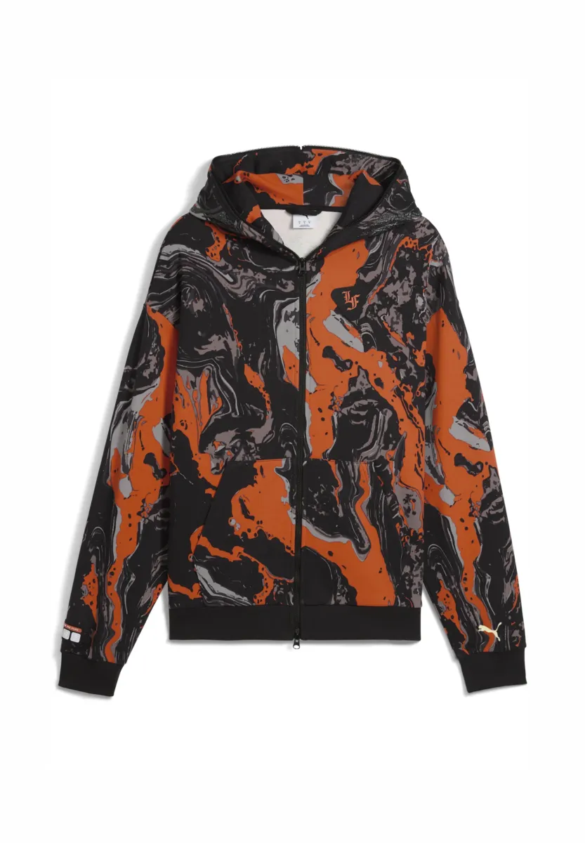 LAFRANCÉ HEEM ERA - Sweatjacke - orange glo aop