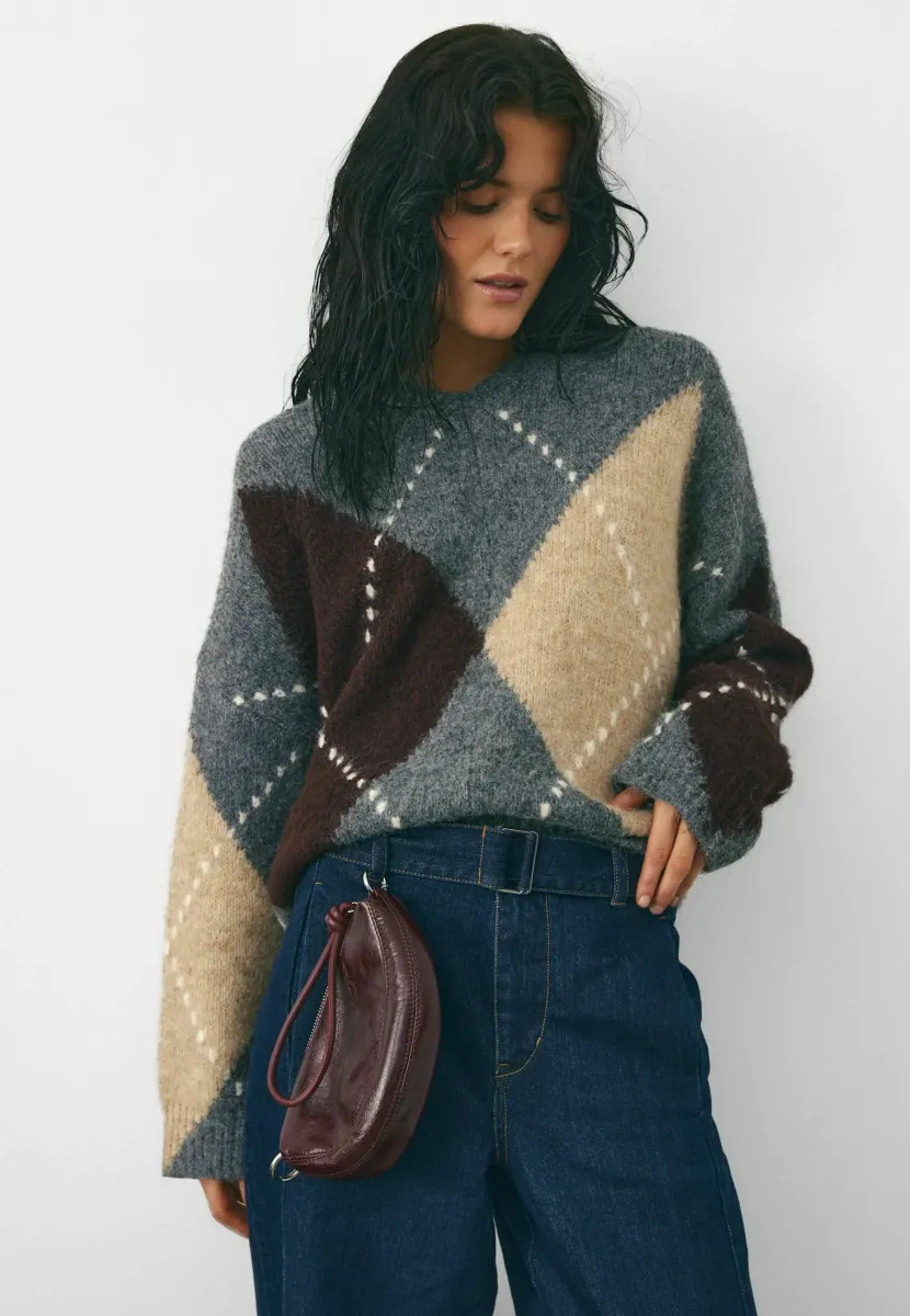 LAI  - Strickpullover - medium grey mel.