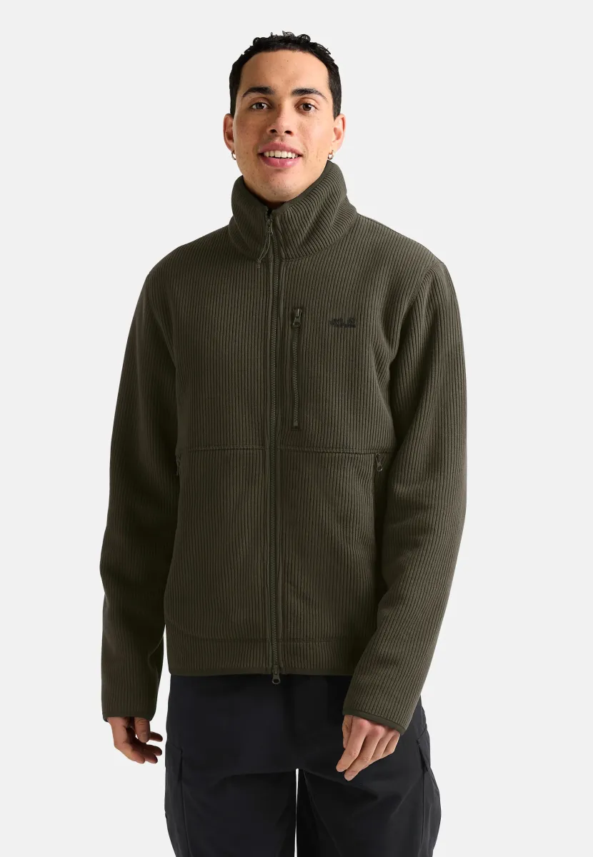 LAKE RIDGE - Fleecejacke - obsidian moss