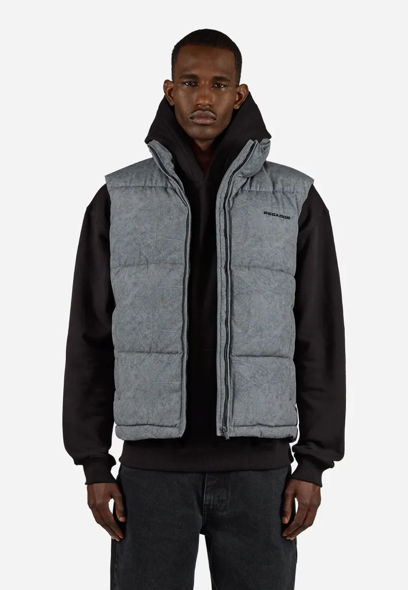 LANDIN PUFFER VEST - Weste - concrete grey