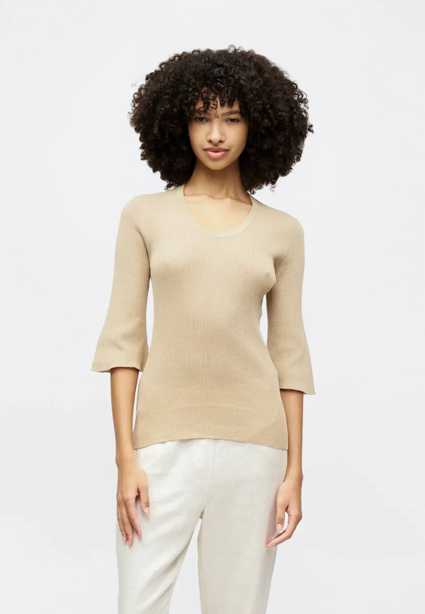 LANDO - Strickpullover - humus