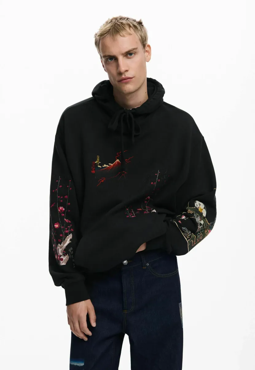 LANDSCAPE - Kapuzenpullover - black