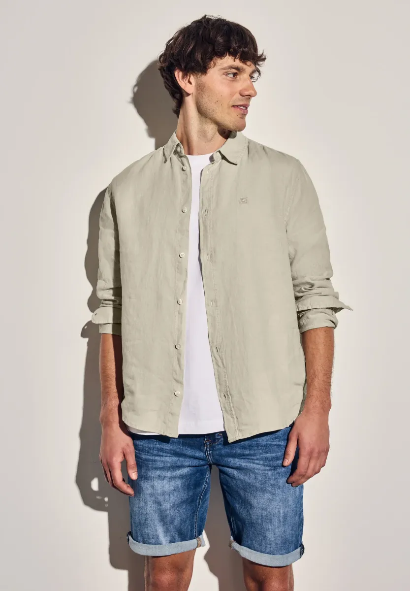 LANGARM AUS - Hemd - beige
