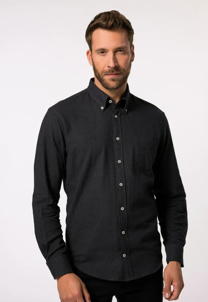 LANGARM BUTTONDOWN-KRAGEN MODERN FIT BIS 8 XL - Hemd - slate