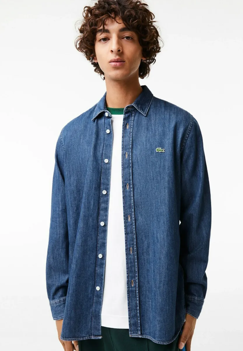 LANGARM - Hemd - bleu
