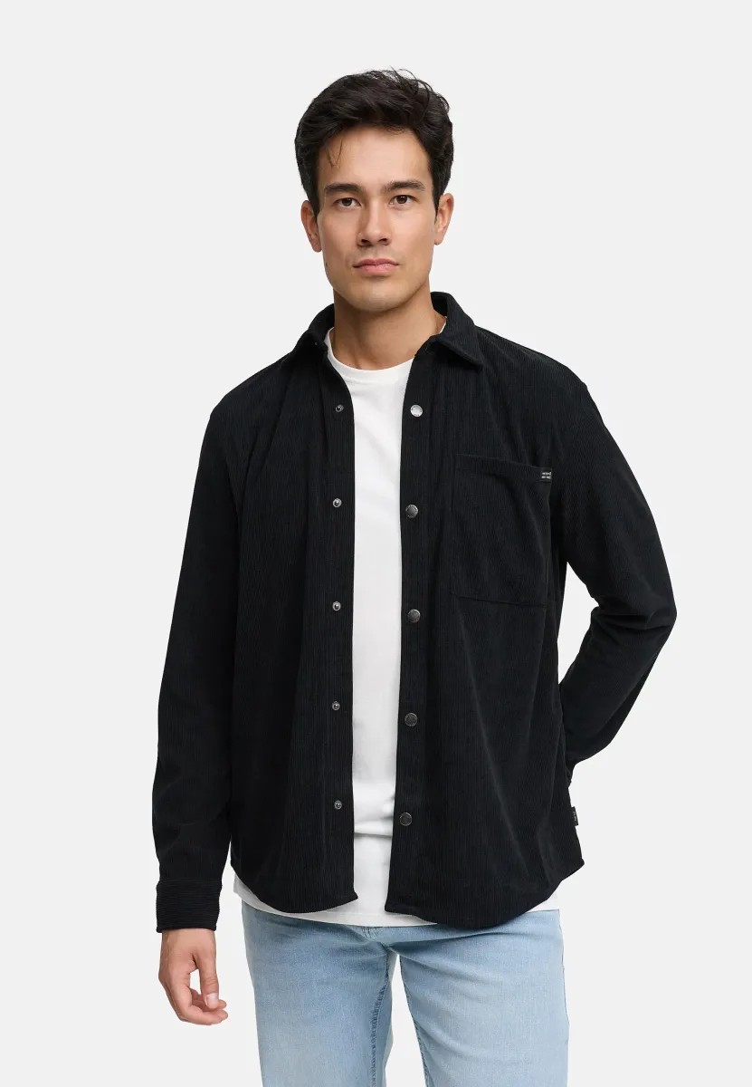 LANGARM INNEMOTO - Hemd - black