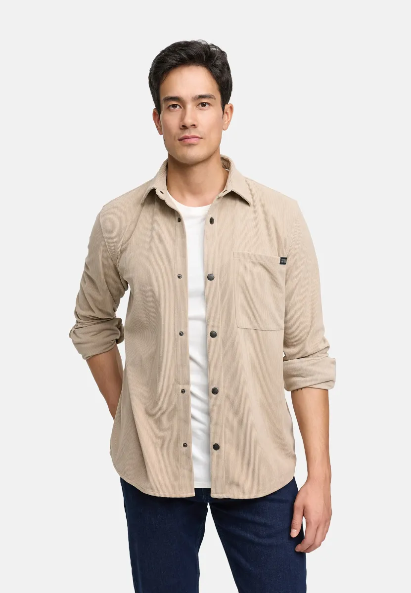 LANGARM INNEMOTO - Hemd - simply taupe