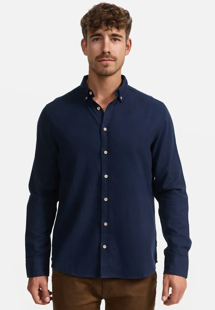 LANGARM RIVERSIDE - Hemd - navy
