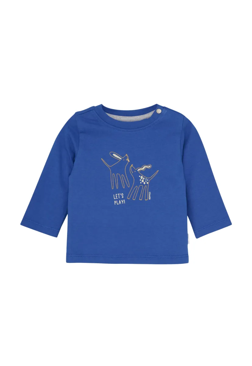 LANGARM SHAFER - Langarmshirt - greek flag blue