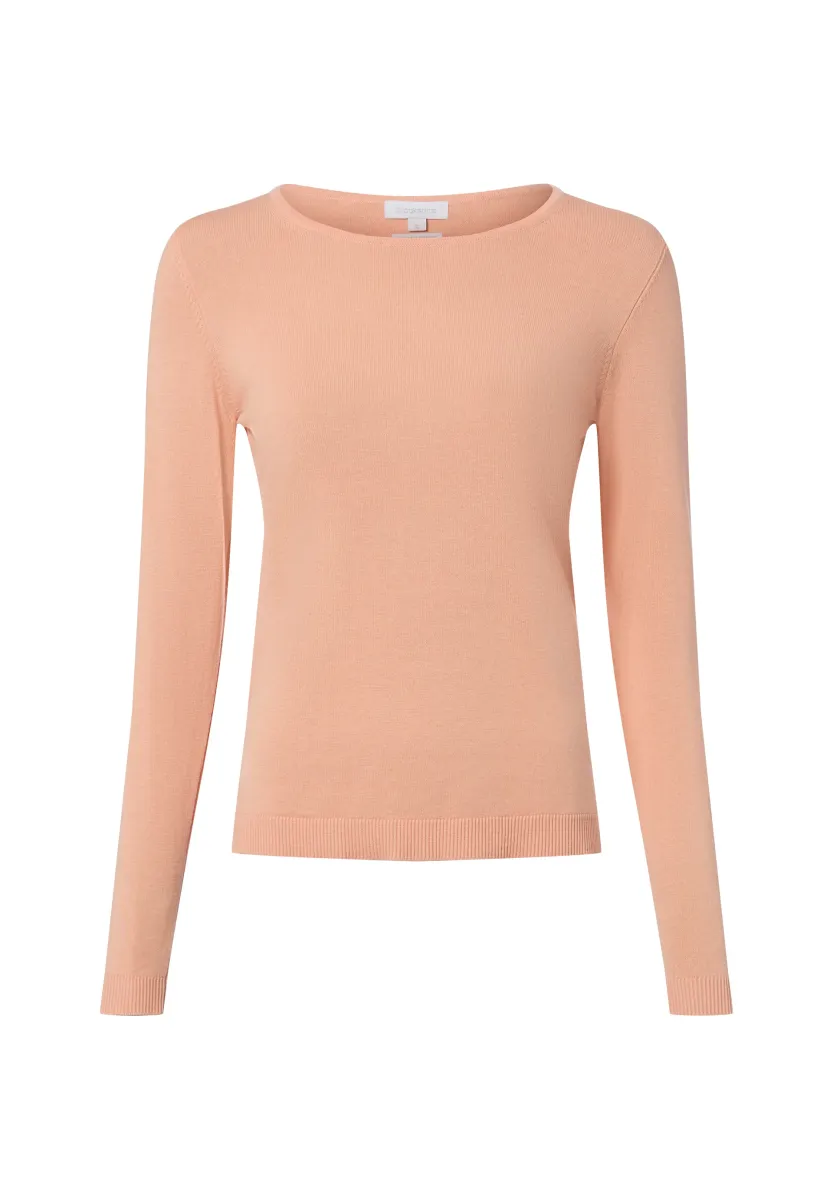 Langarmshirt - aprikot - 0010