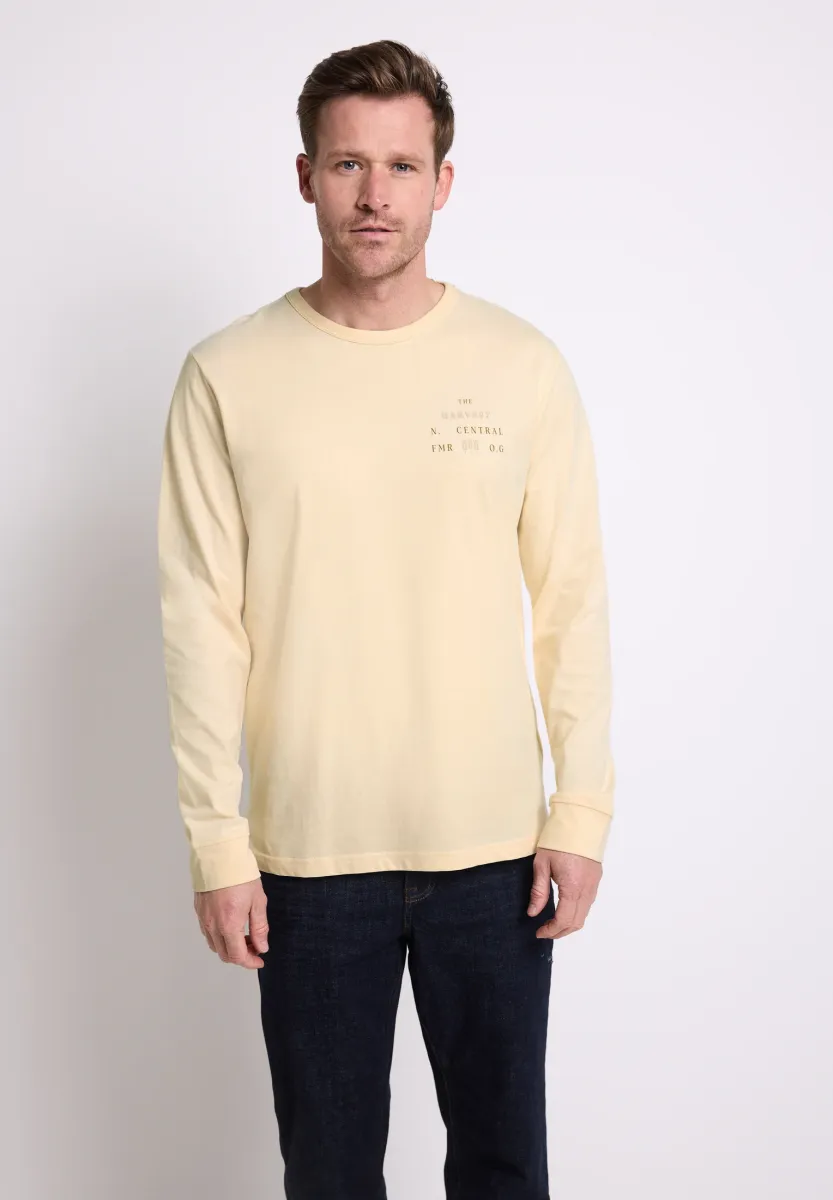 Langarmshirt - beige