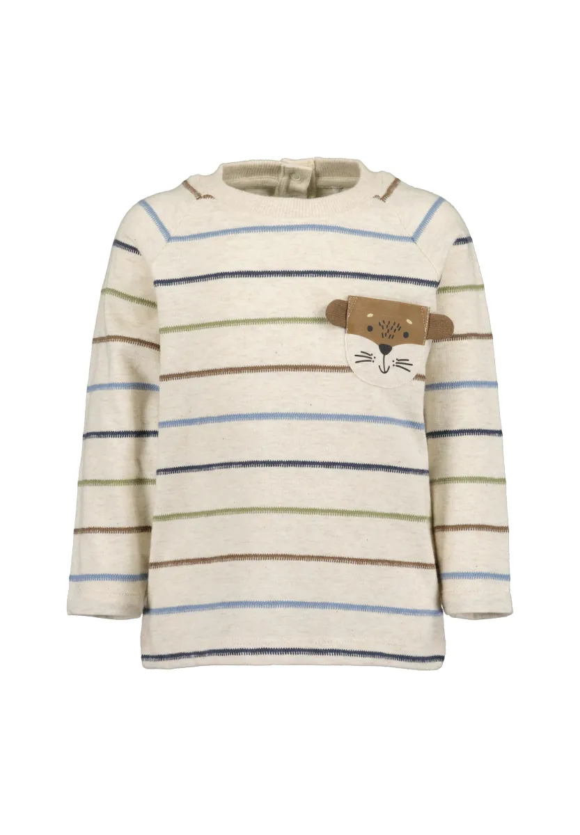 Langarmshirt - beige