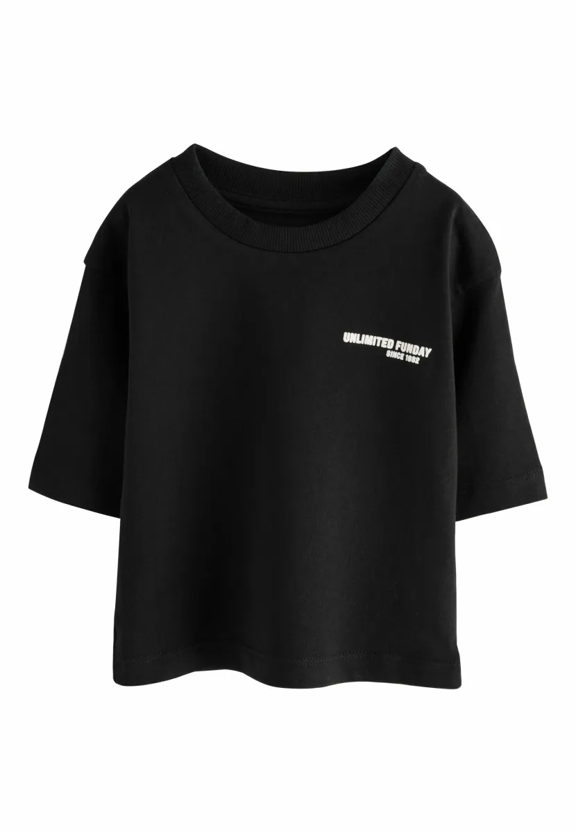 Langarmshirt - black slogan