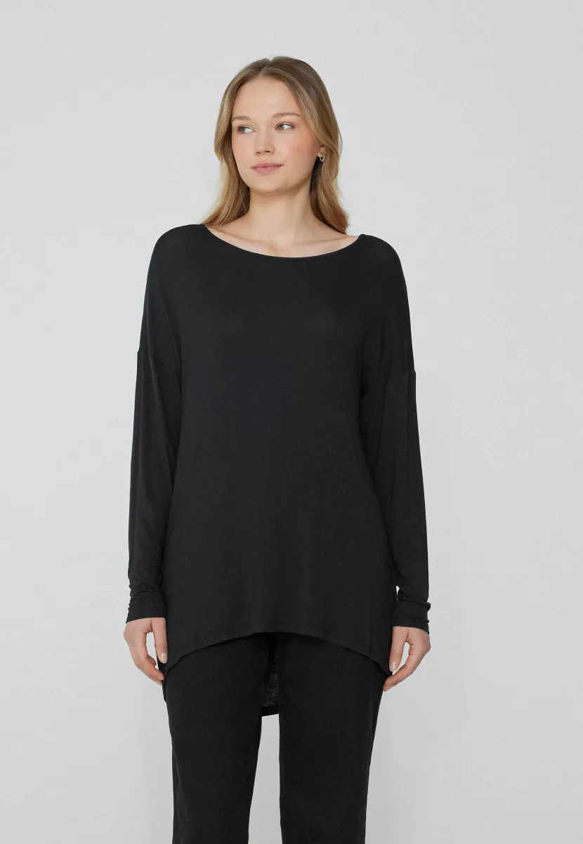 Langarmshirt - black
