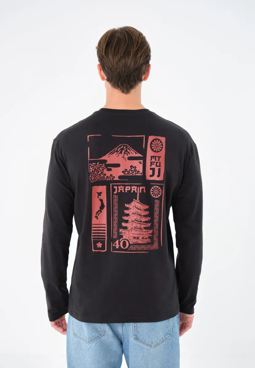 Langarmshirt - black