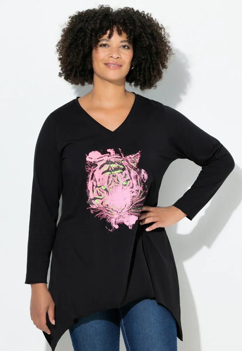 Langarmshirt - black