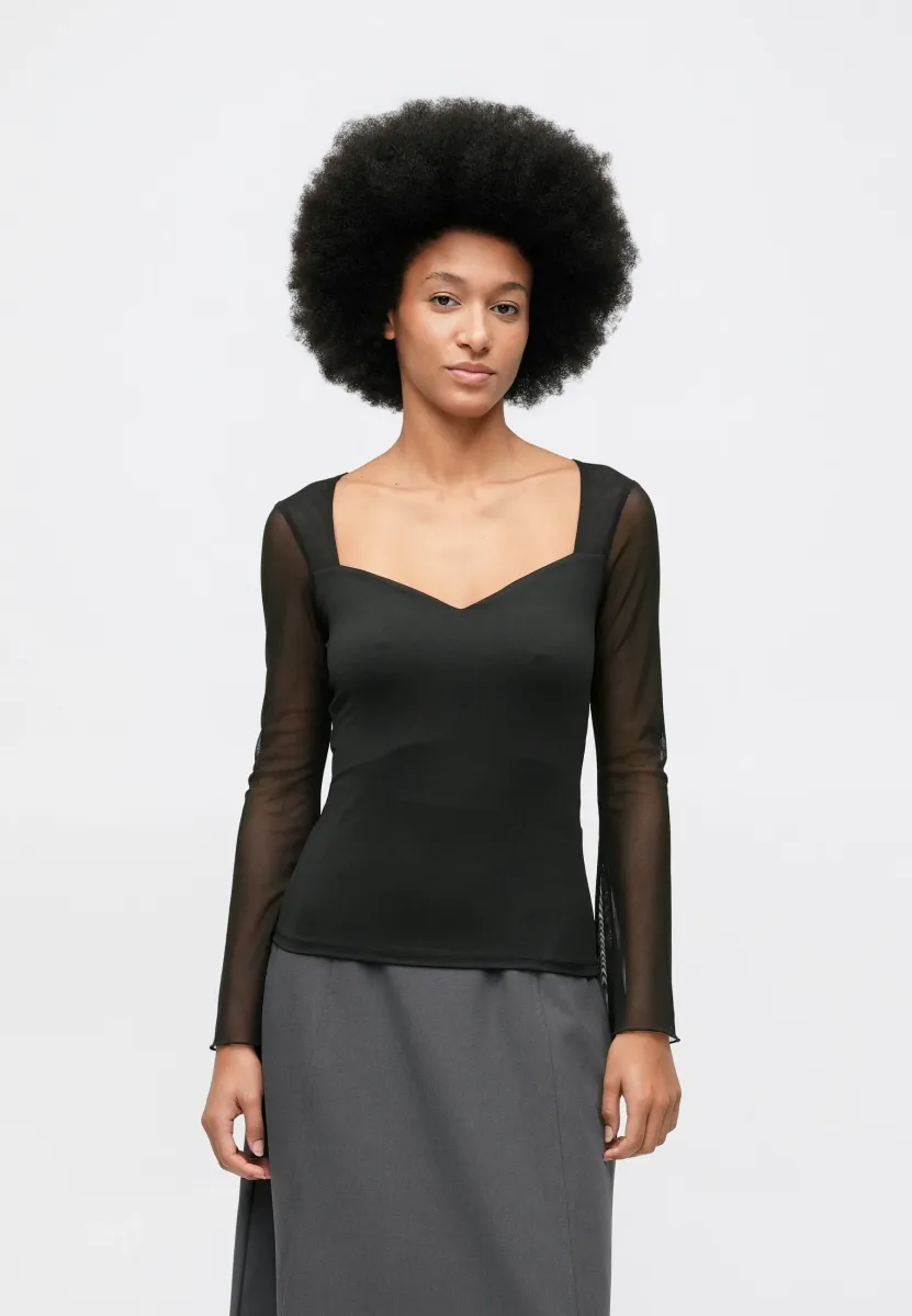 Langarmshirt - black