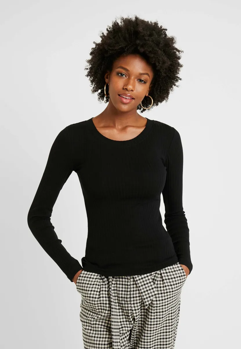 Langarmshirt - black